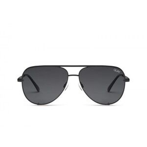Quay Australia High Key Micro Polarized Sunglasses Black Smoke